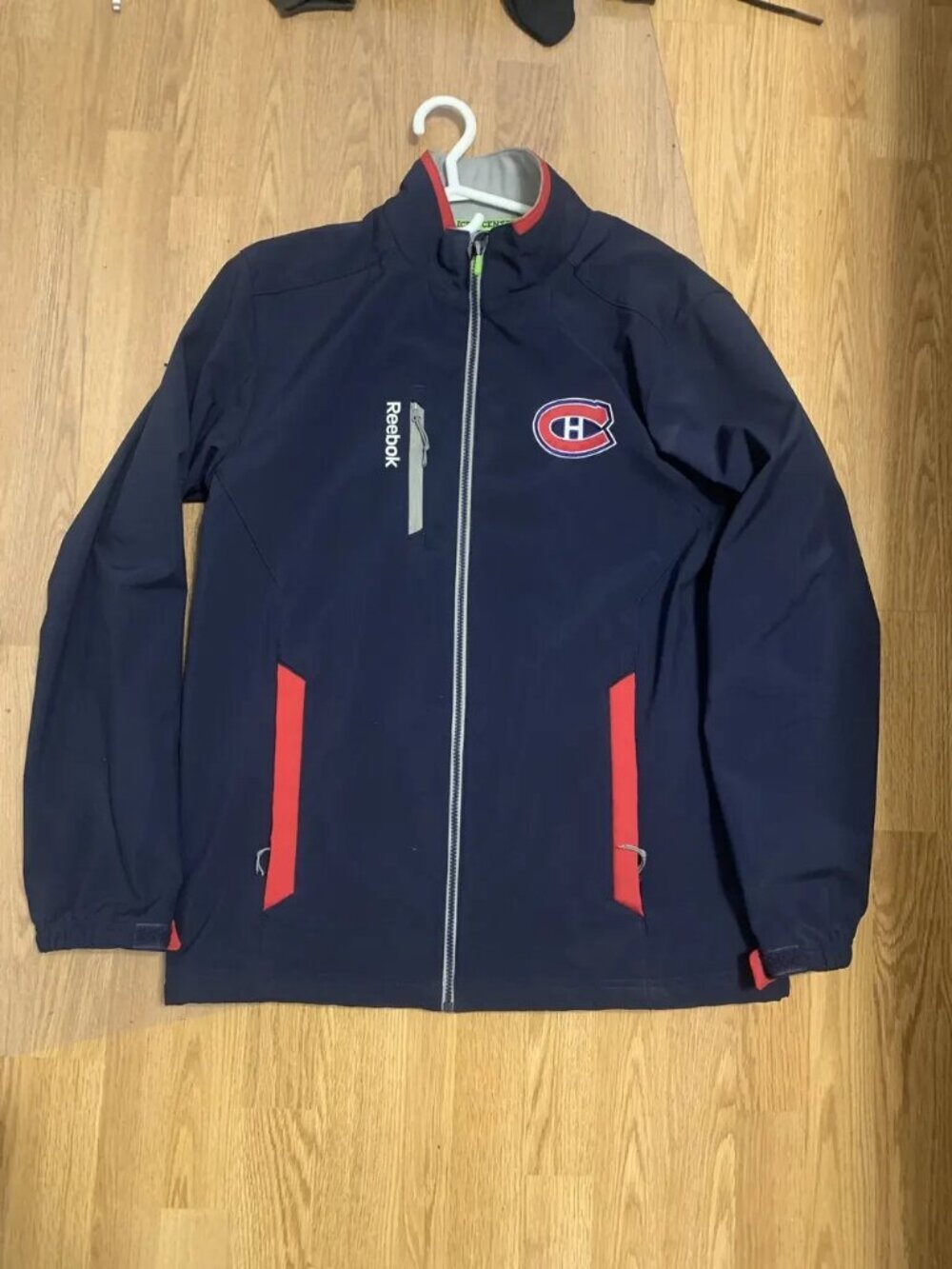 Reebok Montreal Canadiens Centre Ice Fleece Jacket size Large